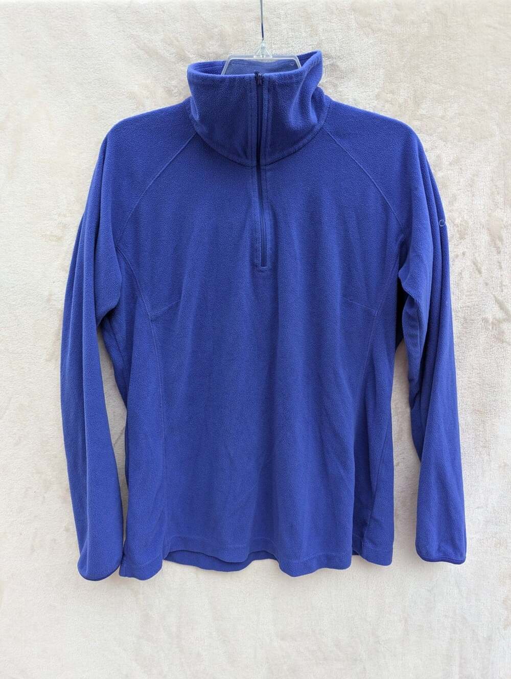 Columbia Women's Blue Half-Zip Fleece Pullover Jacket